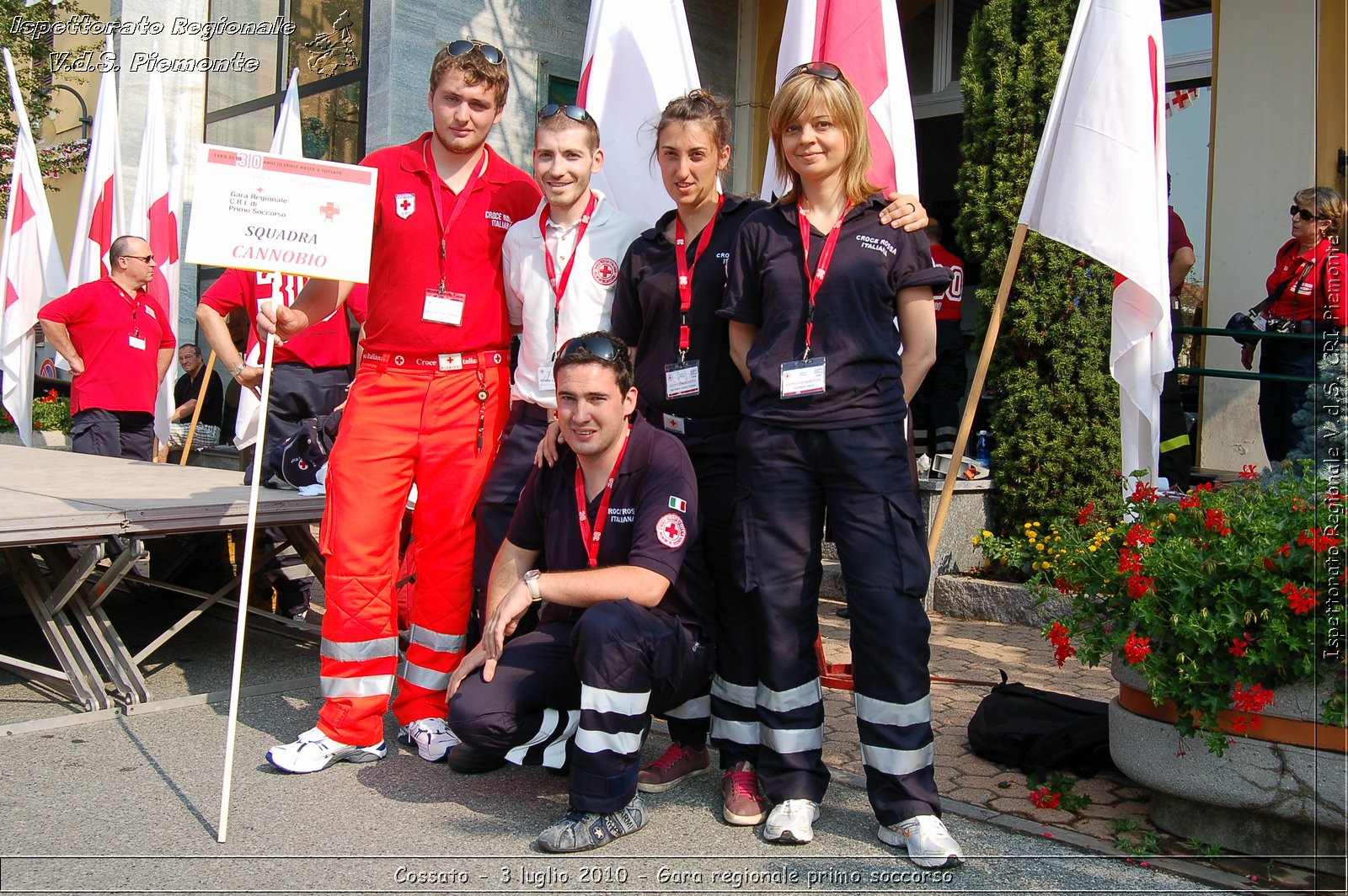 Cossato - 3 luglio 2010 - Gara regionale primo soccorso -  Croce Rossa Italiana - Ispettorato Regionale Volontari del Soccorso Piemonte