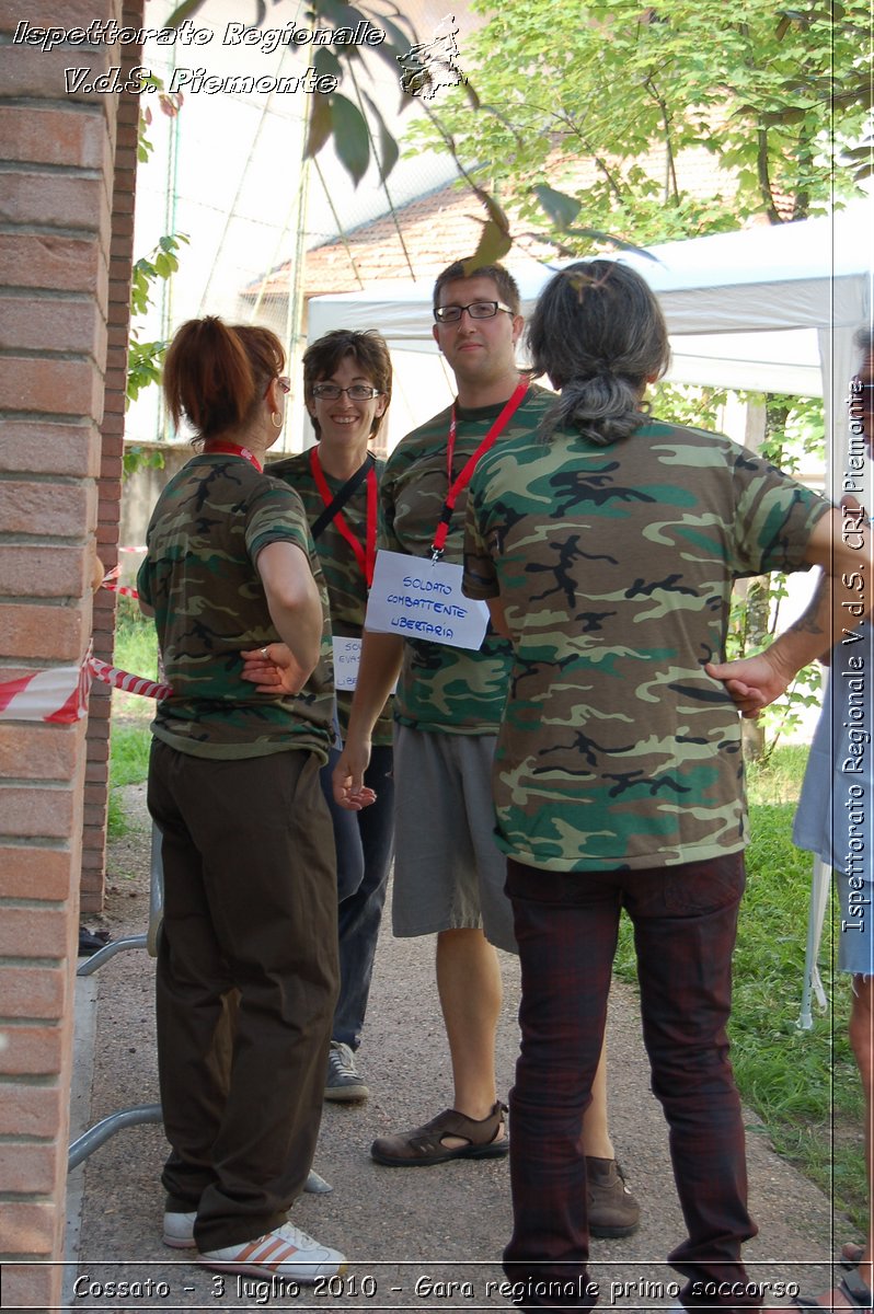 Cossato - 3 luglio 2010 - Gara regionale primo soccorso -  Croce Rossa Italiana - Ispettorato Regionale Volontari del Soccorso Piemonte