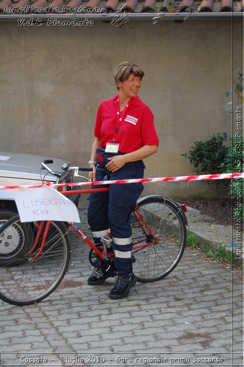 Cossato - 3 luglio 2010 - Gara regionale primo soccorso -  Croce Rossa Italiana - Ispettorato Regionale Volontari del Soccorso Piemonte