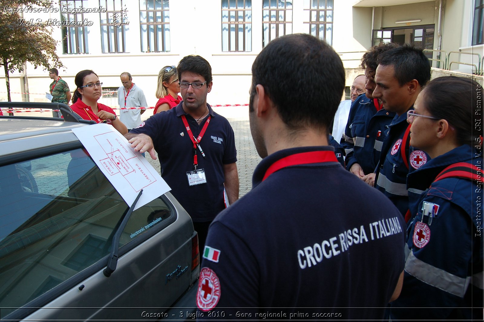 Cossato - 3 luglio 2010 - Gara regionale primo soccorso -  Croce Rossa Italiana - Ispettorato Regionale Volontari del Soccorso Piemonte