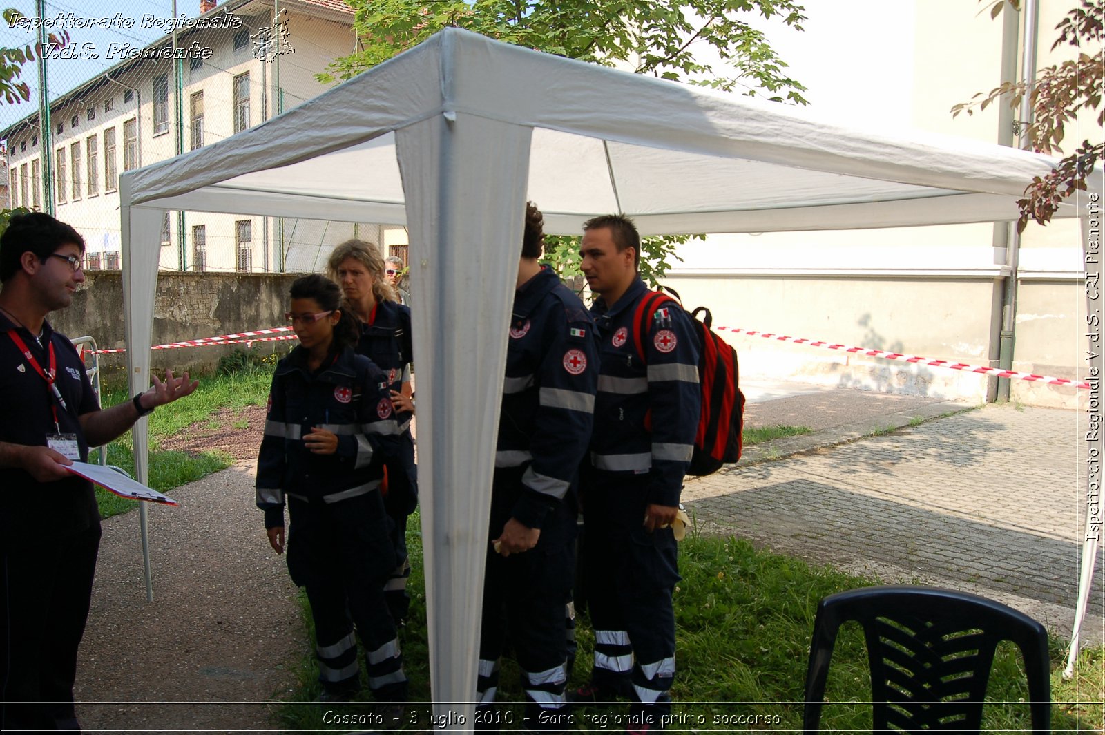 Cossato - 3 luglio 2010 - Gara regionale primo soccorso -  Croce Rossa Italiana - Ispettorato Regionale Volontari del Soccorso Piemonte