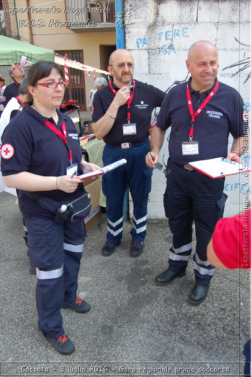 Cossato - 3 luglio 2010 - Gara regionale primo soccorso -  Croce Rossa Italiana - Ispettorato Regionale Volontari del Soccorso Piemonte