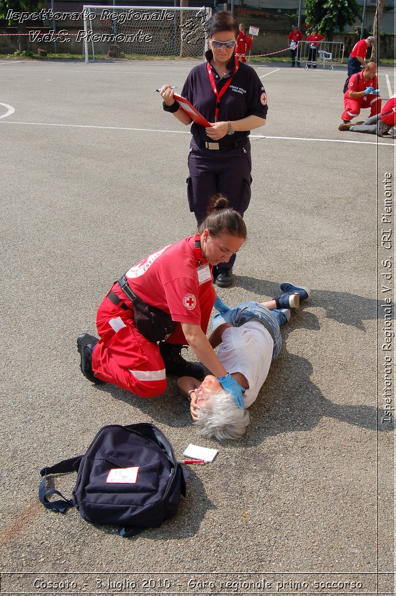 Cossato - 3 luglio 2010 - Gara regionale primo soccorso -  Croce Rossa Italiana - Ispettorato Regionale Volontari del Soccorso Piemonte