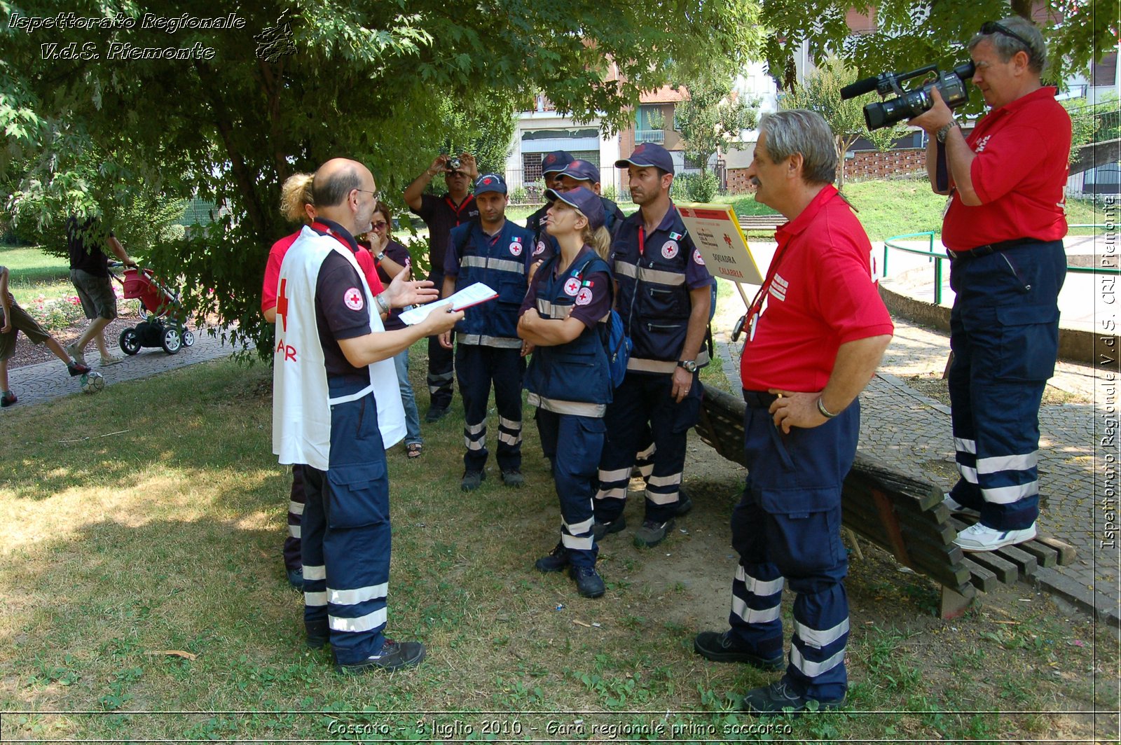 Cossato - 3 luglio 2010 - Gara regionale primo soccorso -  Croce Rossa Italiana - Ispettorato Regionale Volontari del Soccorso Piemonte