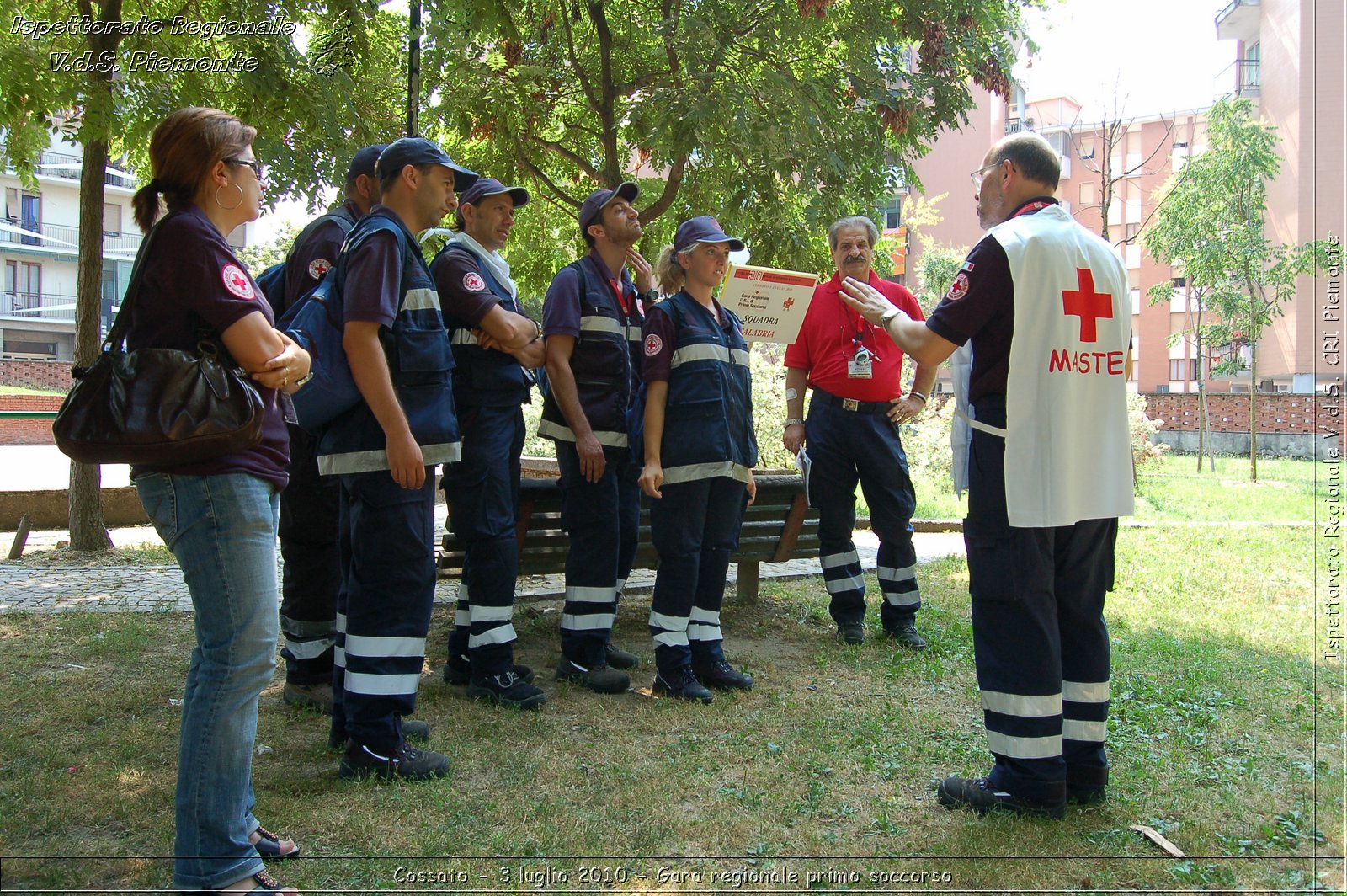 Cossato - 3 luglio 2010 - Gara regionale primo soccorso -  Croce Rossa Italiana - Ispettorato Regionale Volontari del Soccorso Piemonte