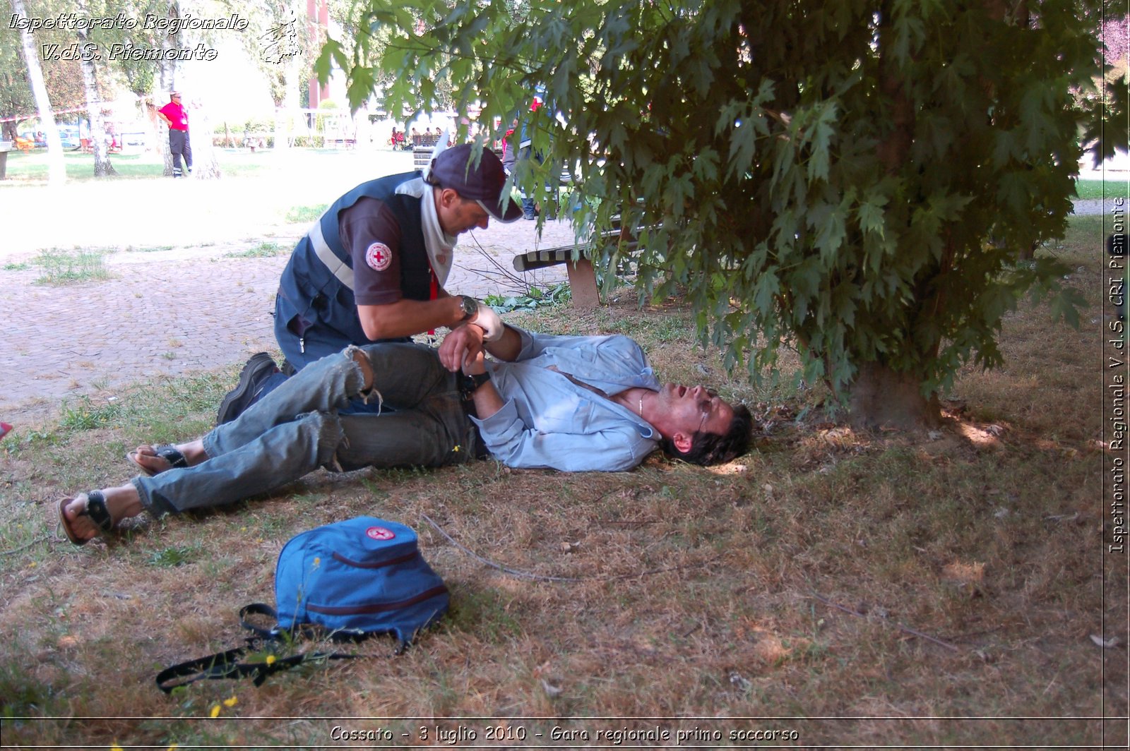 Cossato - 3 luglio 2010 - Gara regionale primo soccorso -  Croce Rossa Italiana - Ispettorato Regionale Volontari del Soccorso Piemonte