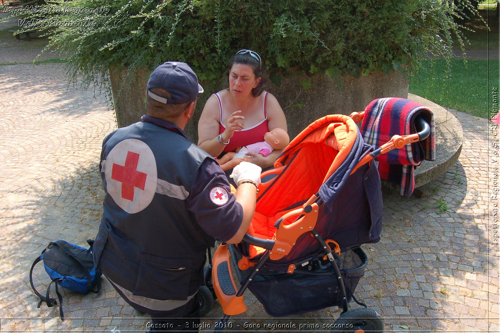 Cossato - 3 luglio 2010 - Gara regionale primo soccorso -  Croce Rossa Italiana - Ispettorato Regionale Volontari del Soccorso Piemonte