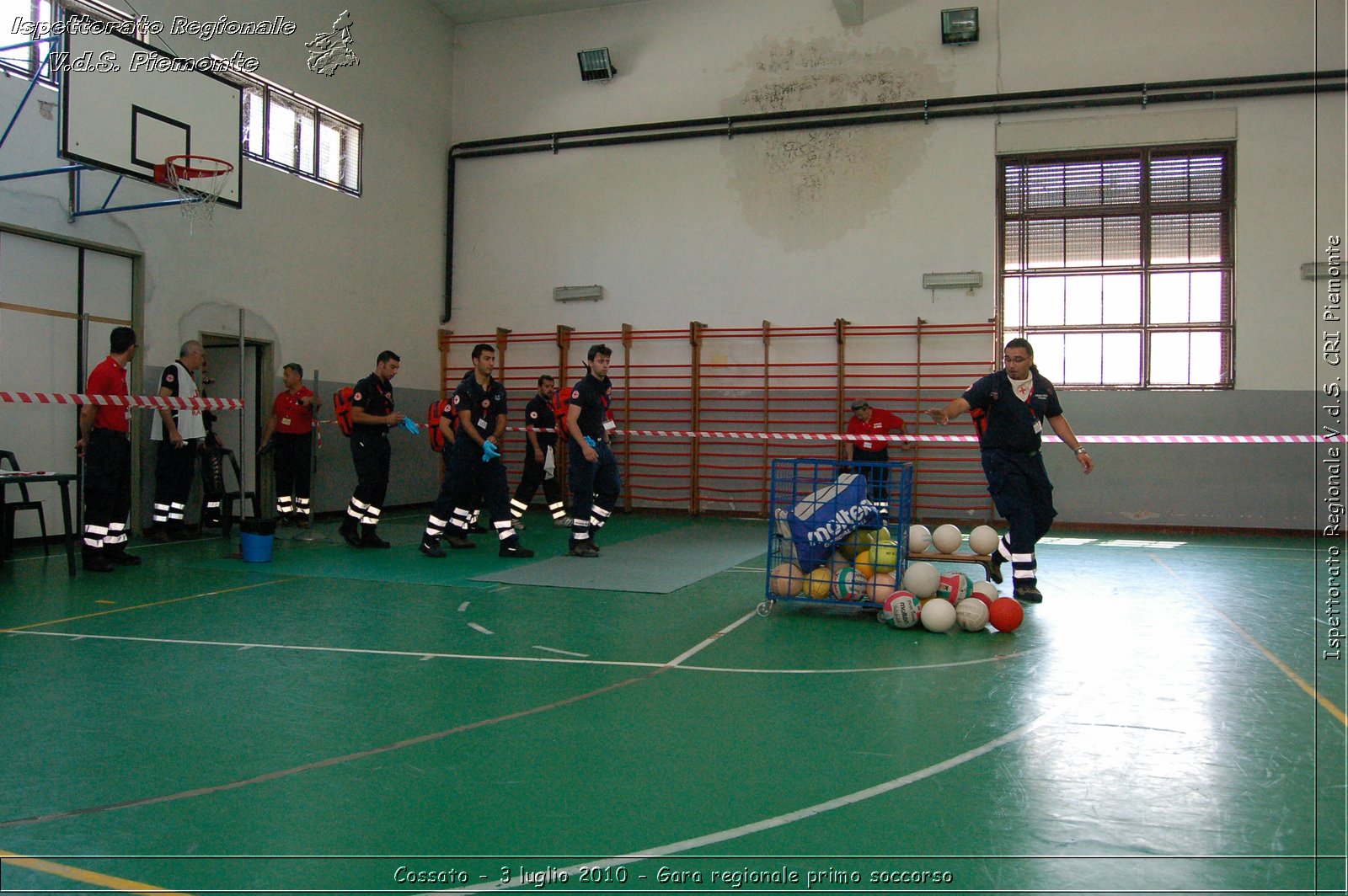 Cossato - 3 luglio 2010 - Gara regionale primo soccorso -  Croce Rossa Italiana - Ispettorato Regionale Volontari del Soccorso Piemonte