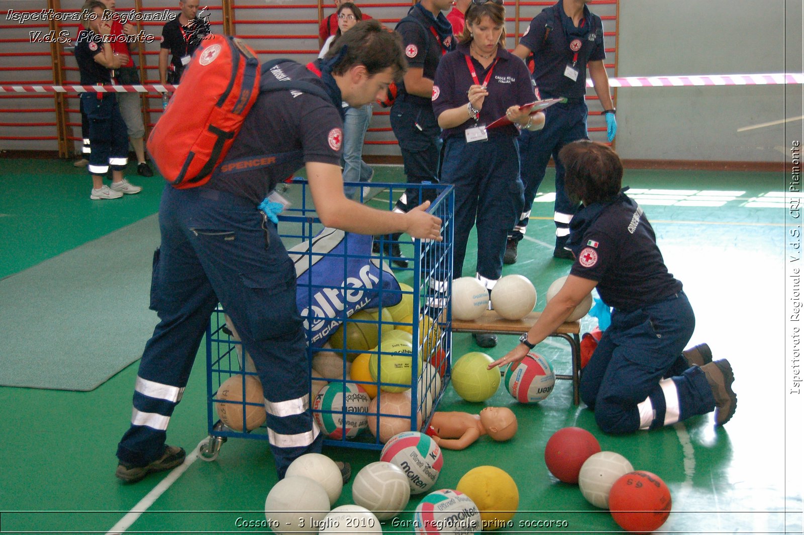 Cossato - 3 luglio 2010 - Gara regionale primo soccorso -  Croce Rossa Italiana - Ispettorato Regionale Volontari del Soccorso Piemonte