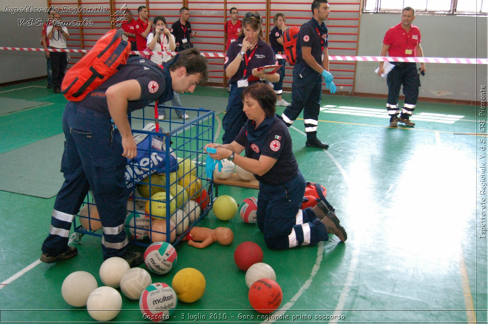 Cossato - 3 luglio 2010 - Gara regionale primo soccorso -  Croce Rossa Italiana - Ispettorato Regionale Volontari del Soccorso Piemonte