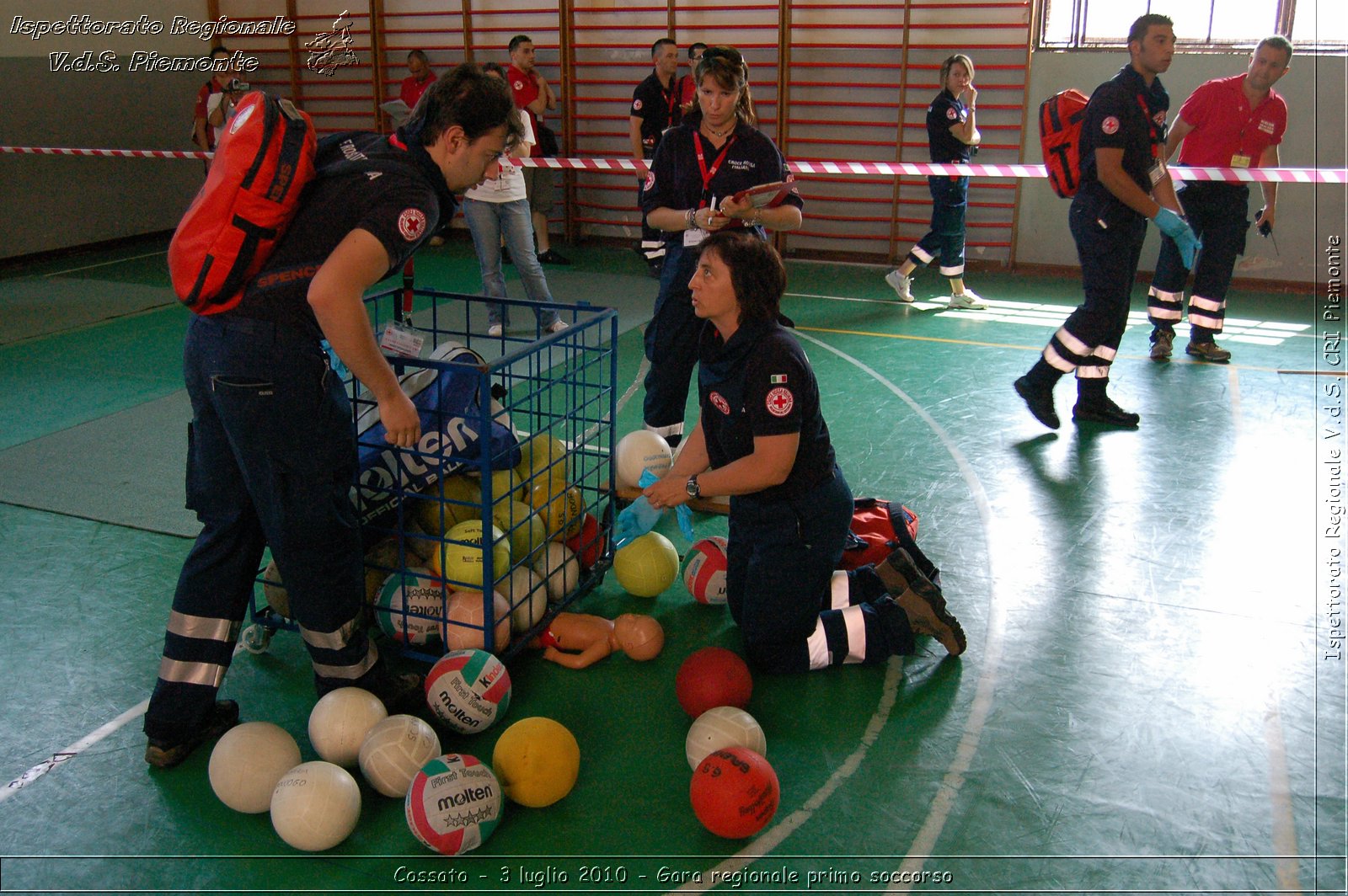 Cossato - 3 luglio 2010 - Gara regionale primo soccorso -  Croce Rossa Italiana - Ispettorato Regionale Volontari del Soccorso Piemonte