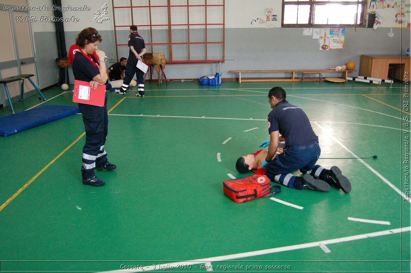 Cossato - 3 luglio 2010 - Gara regionale primo soccorso -  Croce Rossa Italiana - Ispettorato Regionale Volontari del Soccorso Piemonte