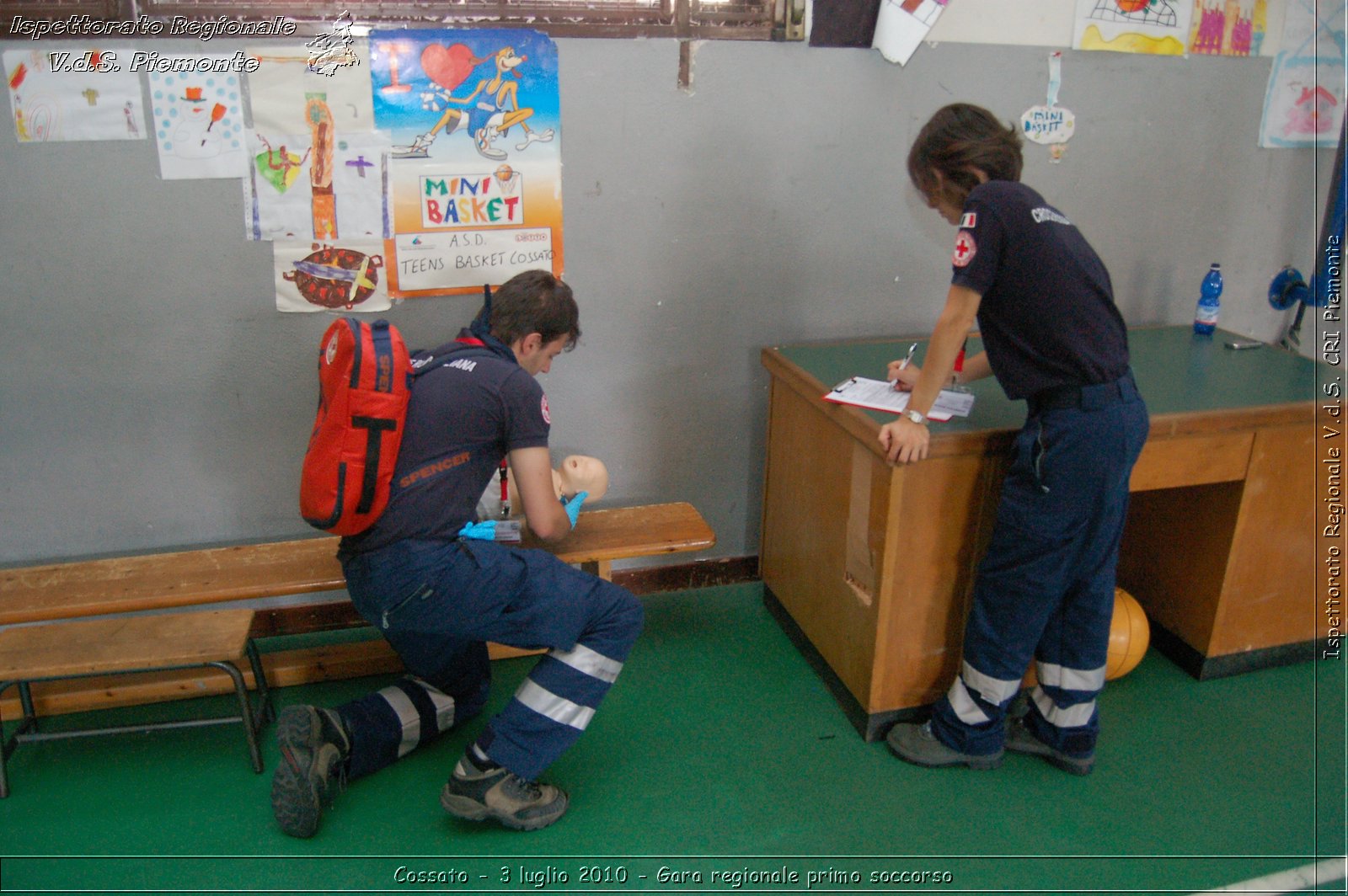 Cossato - 3 luglio 2010 - Gara regionale primo soccorso -  Croce Rossa Italiana - Ispettorato Regionale Volontari del Soccorso Piemonte