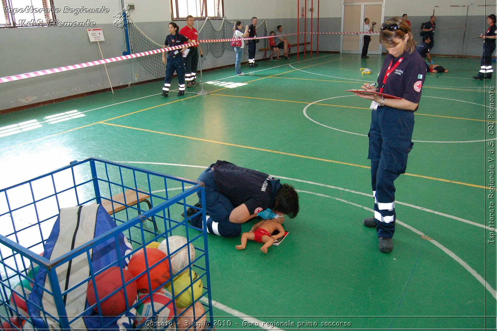 Cossato - 3 luglio 2010 - Gara regionale primo soccorso -  Croce Rossa Italiana - Ispettorato Regionale Volontari del Soccorso Piemonte