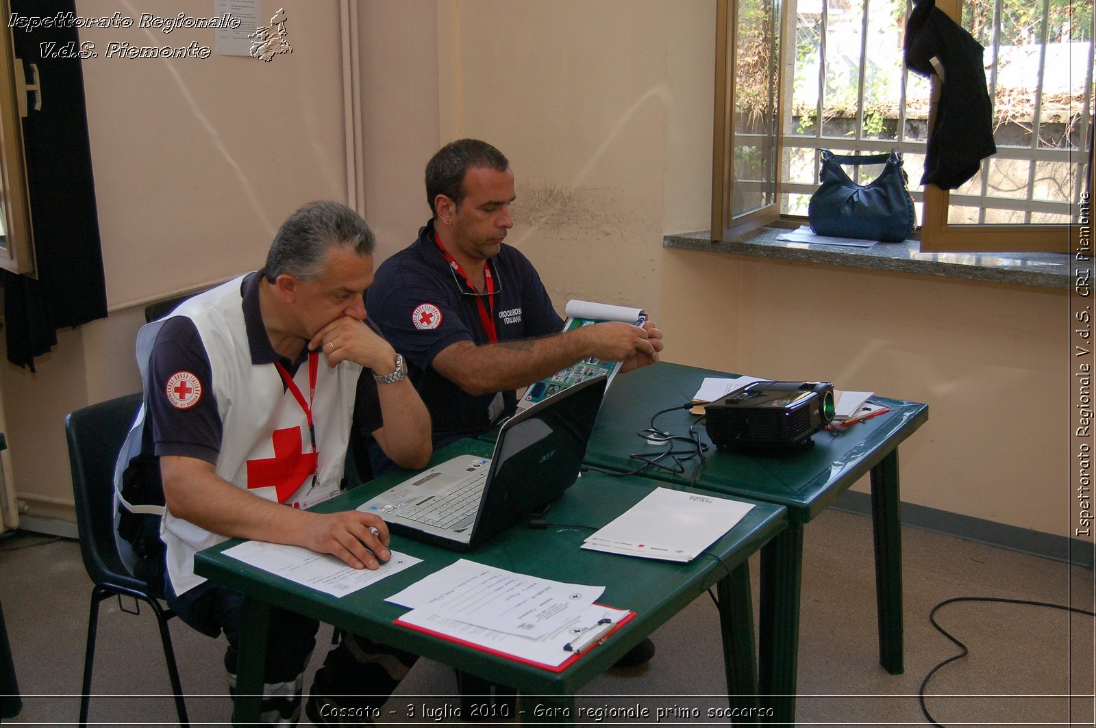 Cossato - 3 luglio 2010 - Gara regionale primo soccorso -  Croce Rossa Italiana - Ispettorato Regionale Volontari del Soccorso Piemonte