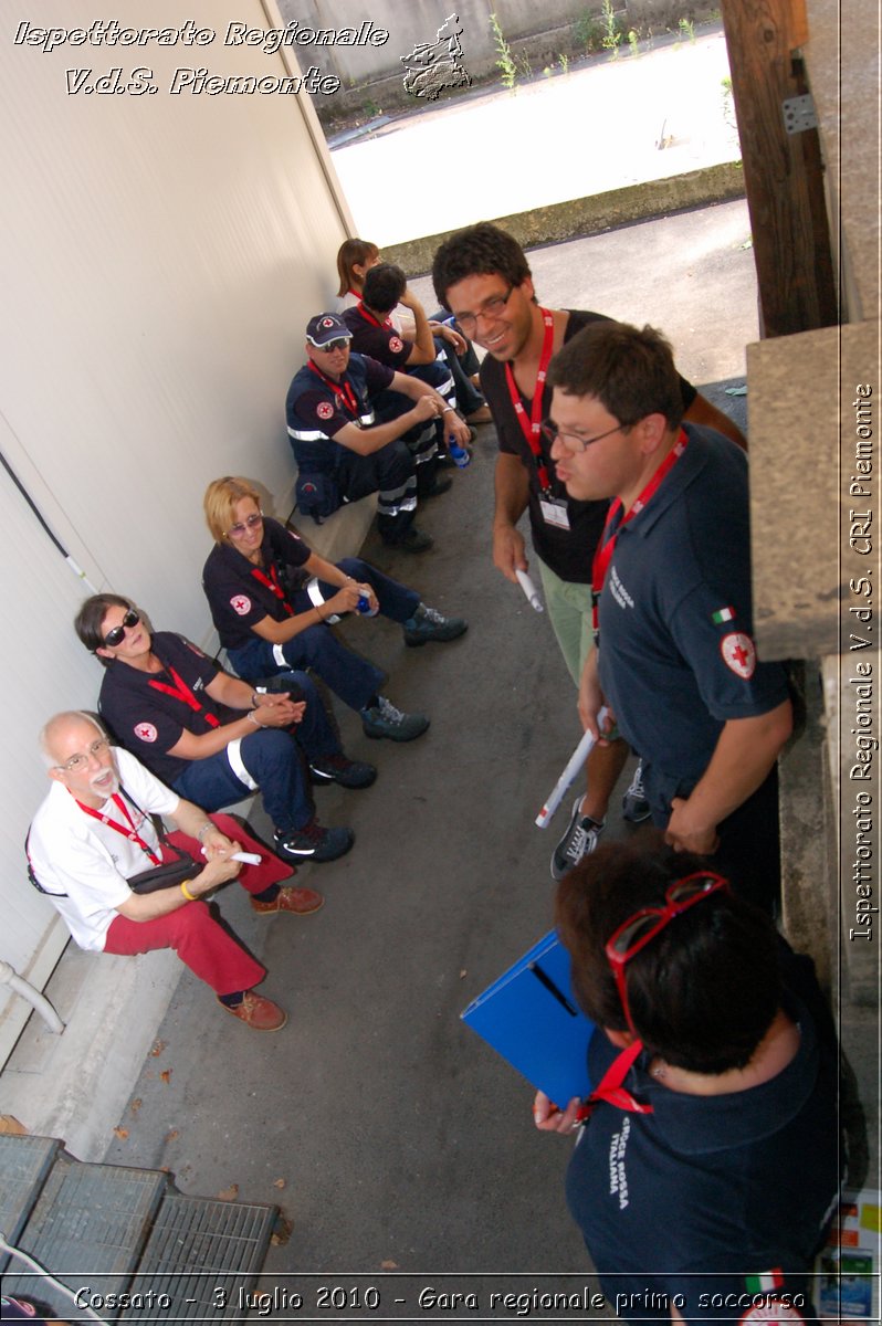 Cossato - 3 luglio 2010 - Gara regionale primo soccorso -  Croce Rossa Italiana - Ispettorato Regionale Volontari del Soccorso Piemonte