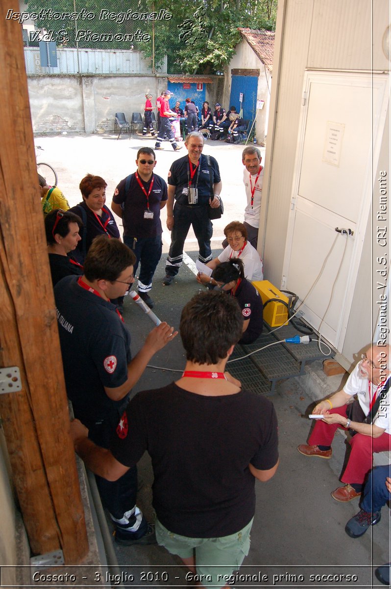 Cossato - 3 luglio 2010 - Gara regionale primo soccorso -  Croce Rossa Italiana - Ispettorato Regionale Volontari del Soccorso Piemonte