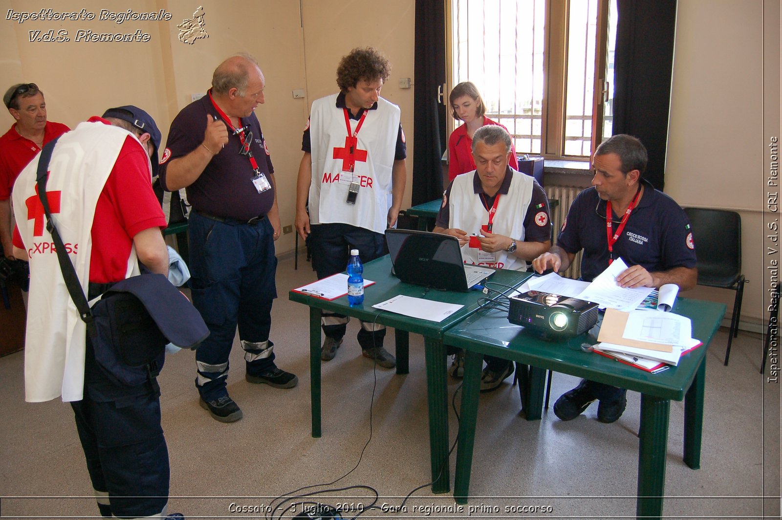 Cossato - 3 luglio 2010 - Gara regionale primo soccorso -  Croce Rossa Italiana - Ispettorato Regionale Volontari del Soccorso Piemonte