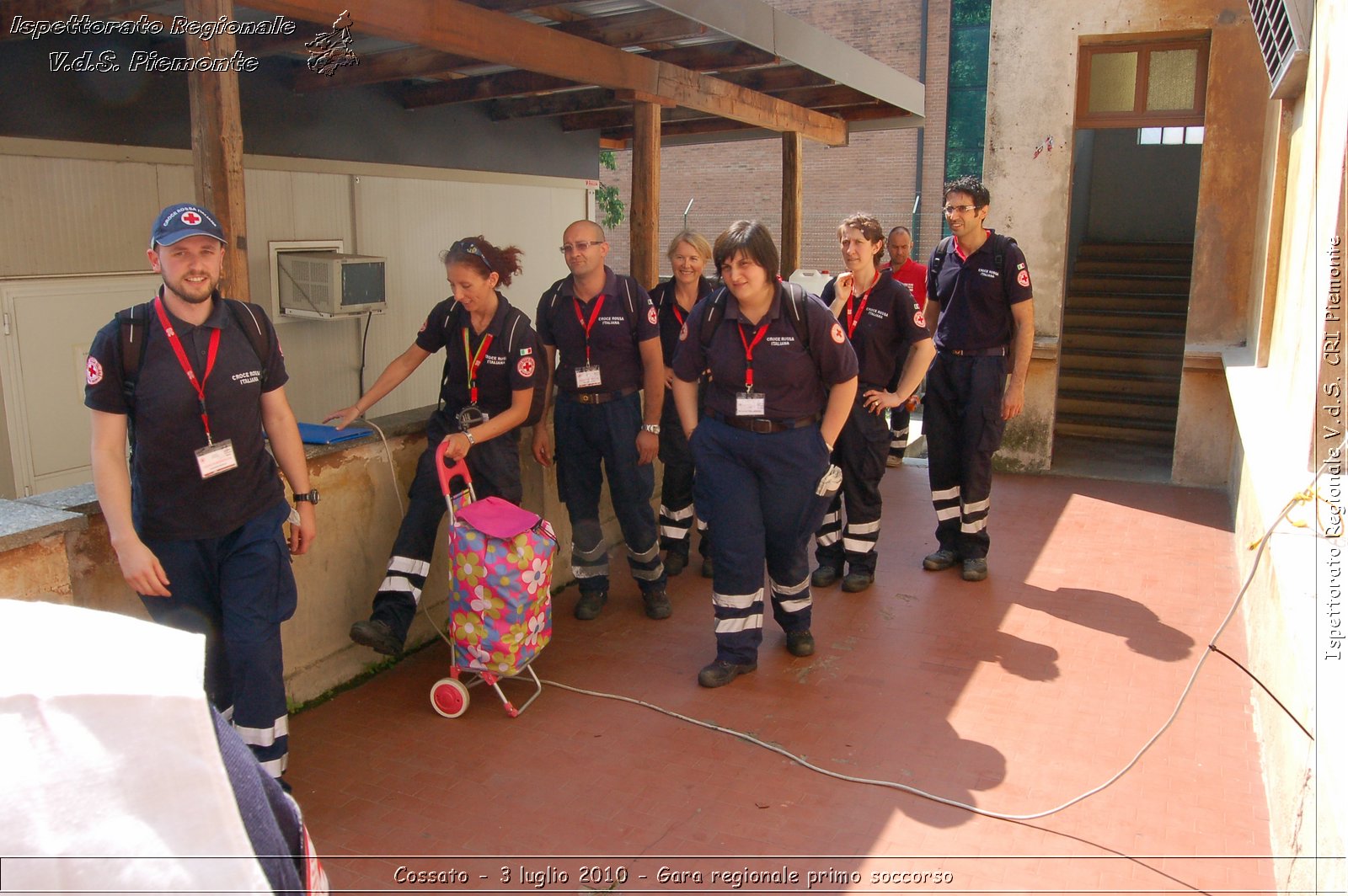 Cossato - 3 luglio 2010 - Gara regionale primo soccorso -  Croce Rossa Italiana - Ispettorato Regionale Volontari del Soccorso Piemonte