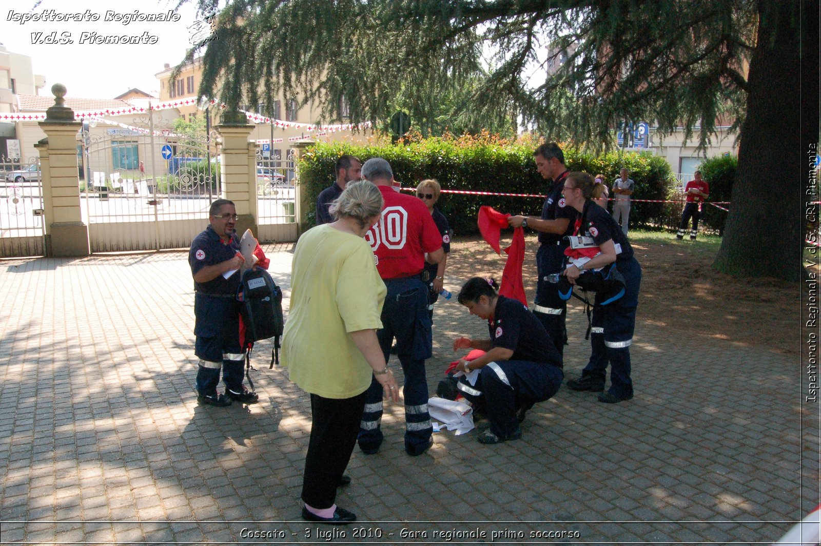 Cossato - 3 luglio 2010 - Gara regionale primo soccorso -  Croce Rossa Italiana - Ispettorato Regionale Volontari del Soccorso Piemonte