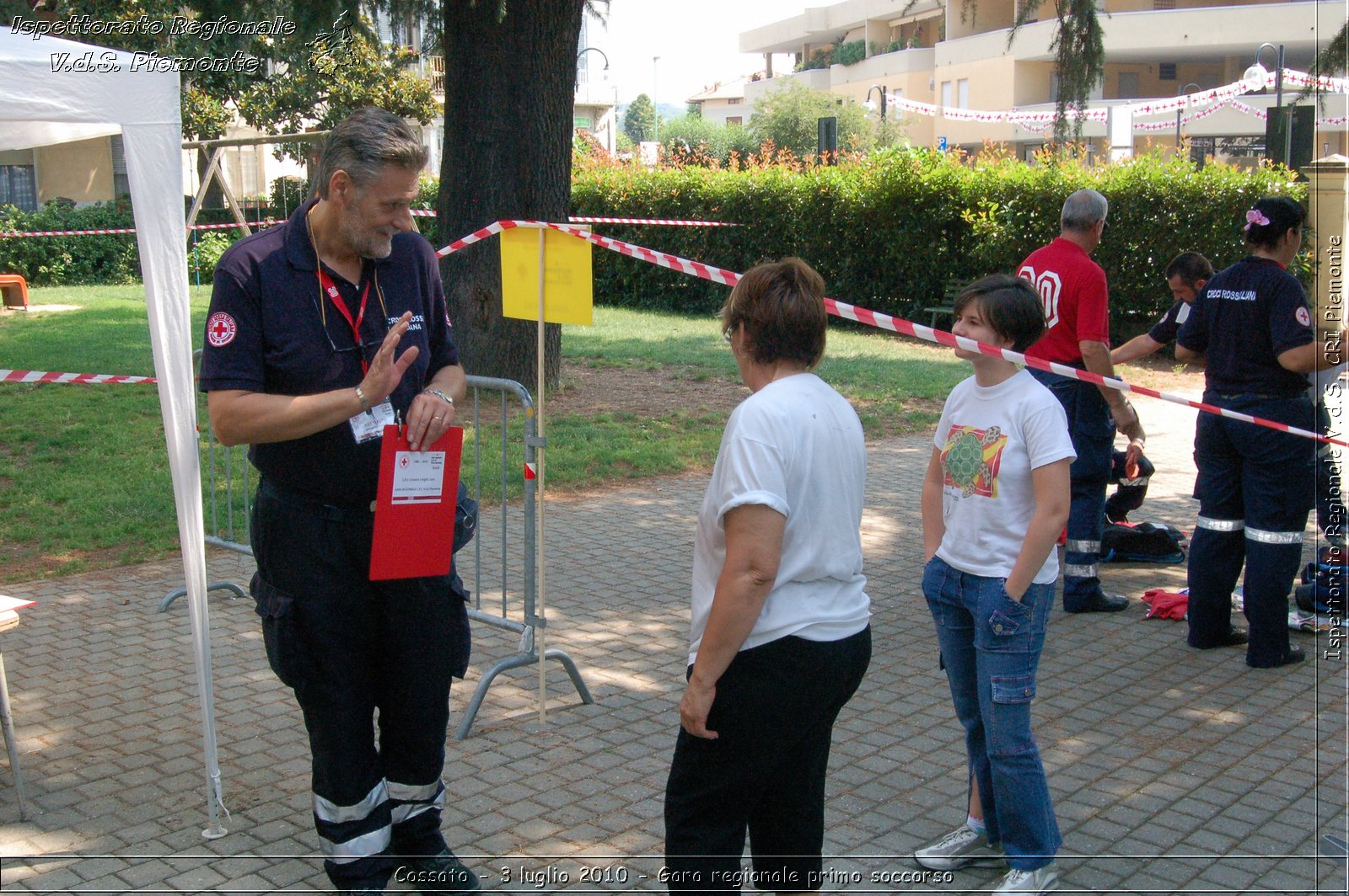 Cossato - 3 luglio 2010 - Gara regionale primo soccorso -  Croce Rossa Italiana - Ispettorato Regionale Volontari del Soccorso Piemonte