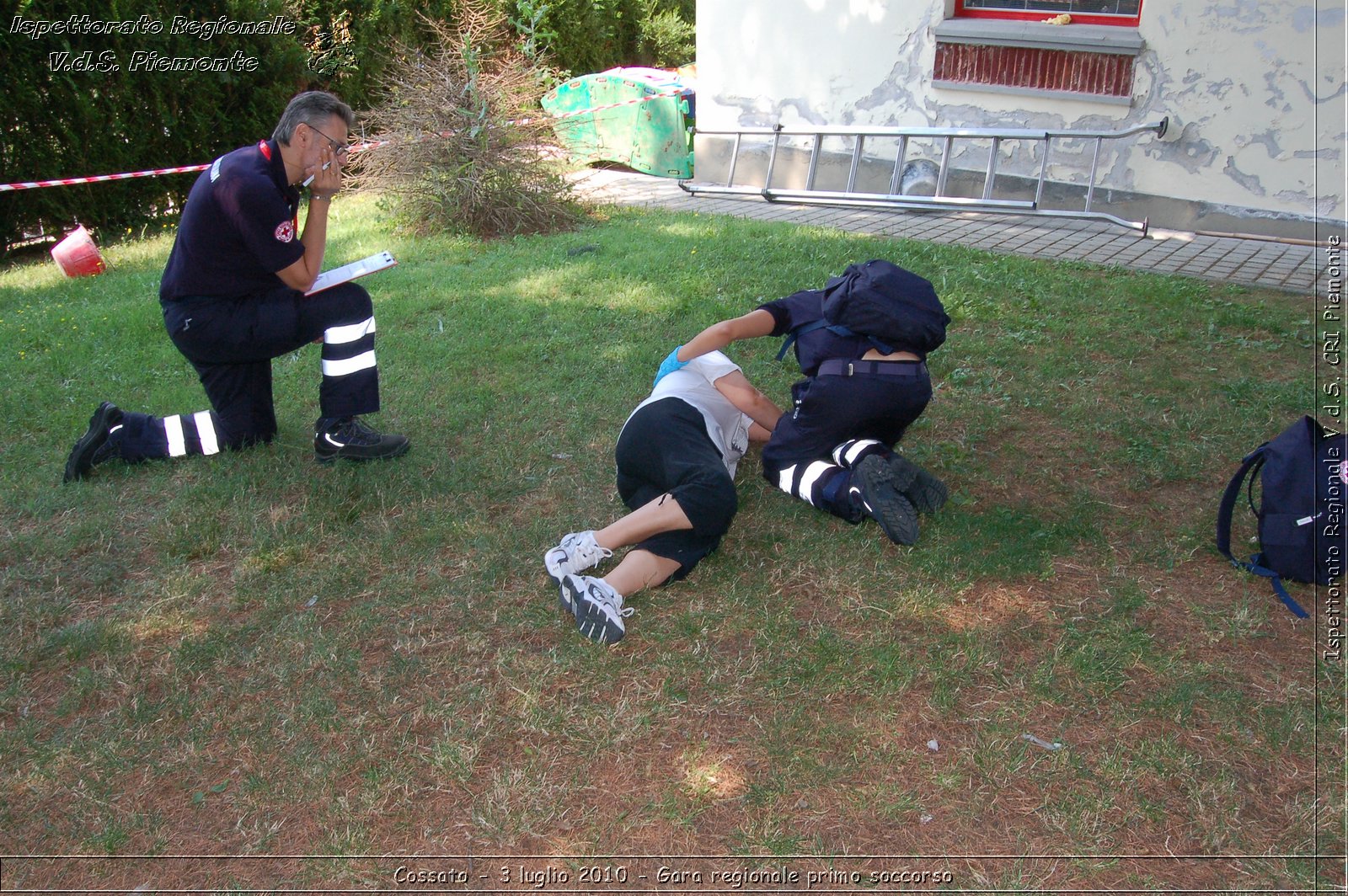 Cossato - 3 luglio 2010 - Gara regionale primo soccorso -  Croce Rossa Italiana - Ispettorato Regionale Volontari del Soccorso Piemonte