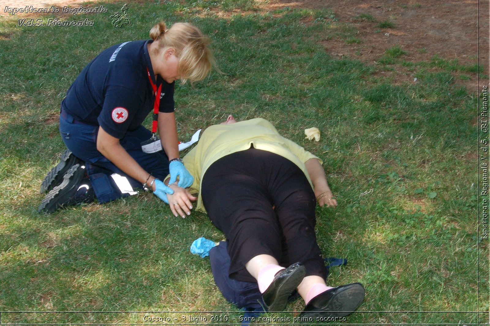 Cossato - 3 luglio 2010 - Gara regionale primo soccorso -  Croce Rossa Italiana - Ispettorato Regionale Volontari del Soccorso Piemonte