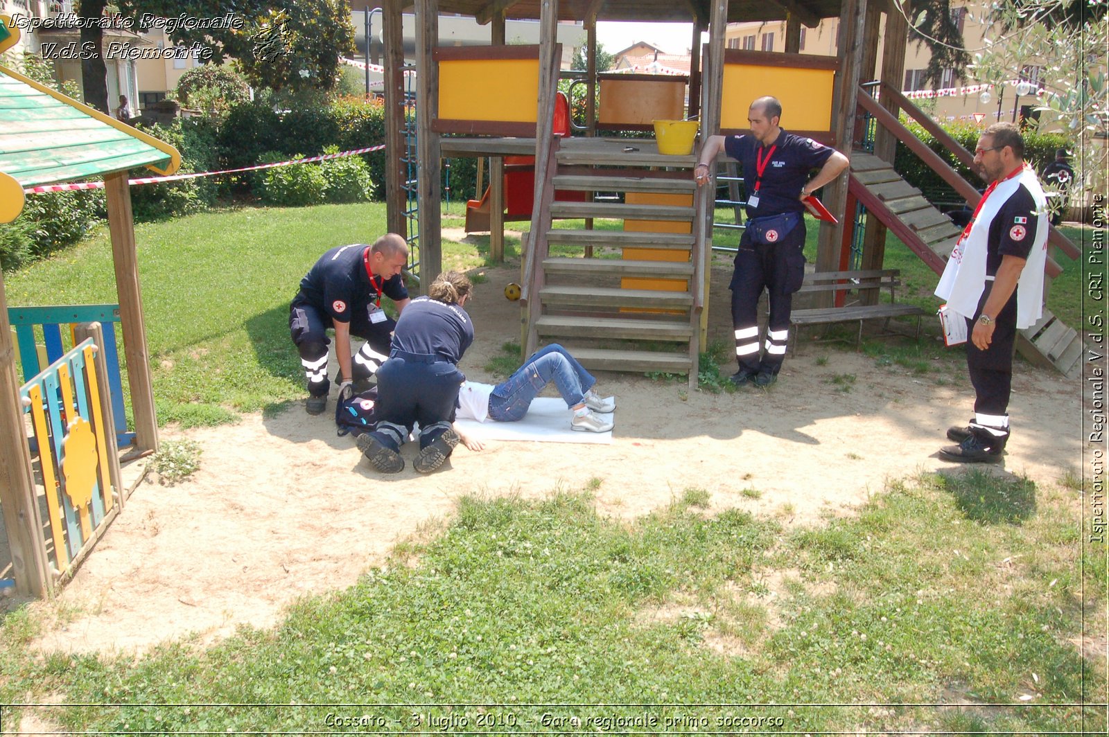 Cossato - 3 luglio 2010 - Gara regionale primo soccorso -  Croce Rossa Italiana - Ispettorato Regionale Volontari del Soccorso Piemonte