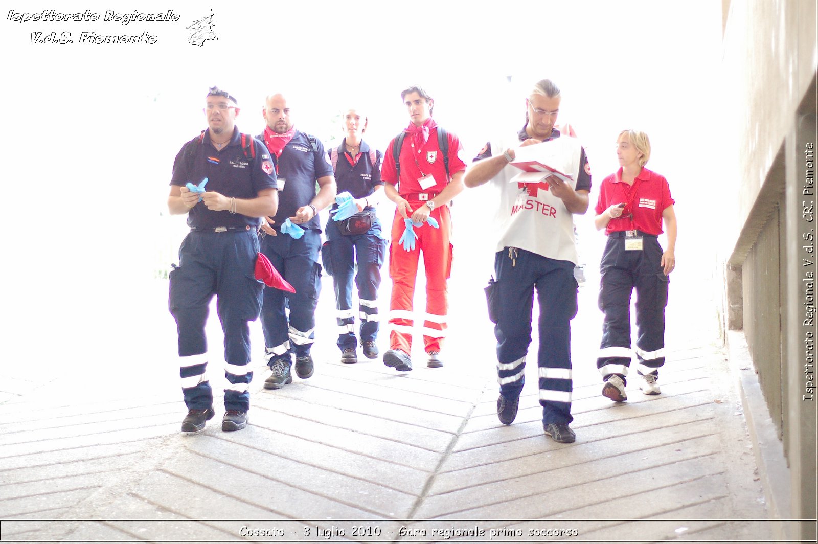 Cossato - 3 luglio 2010 - Gara regionale primo soccorso -  Croce Rossa Italiana - Ispettorato Regionale Volontari del Soccorso Piemonte