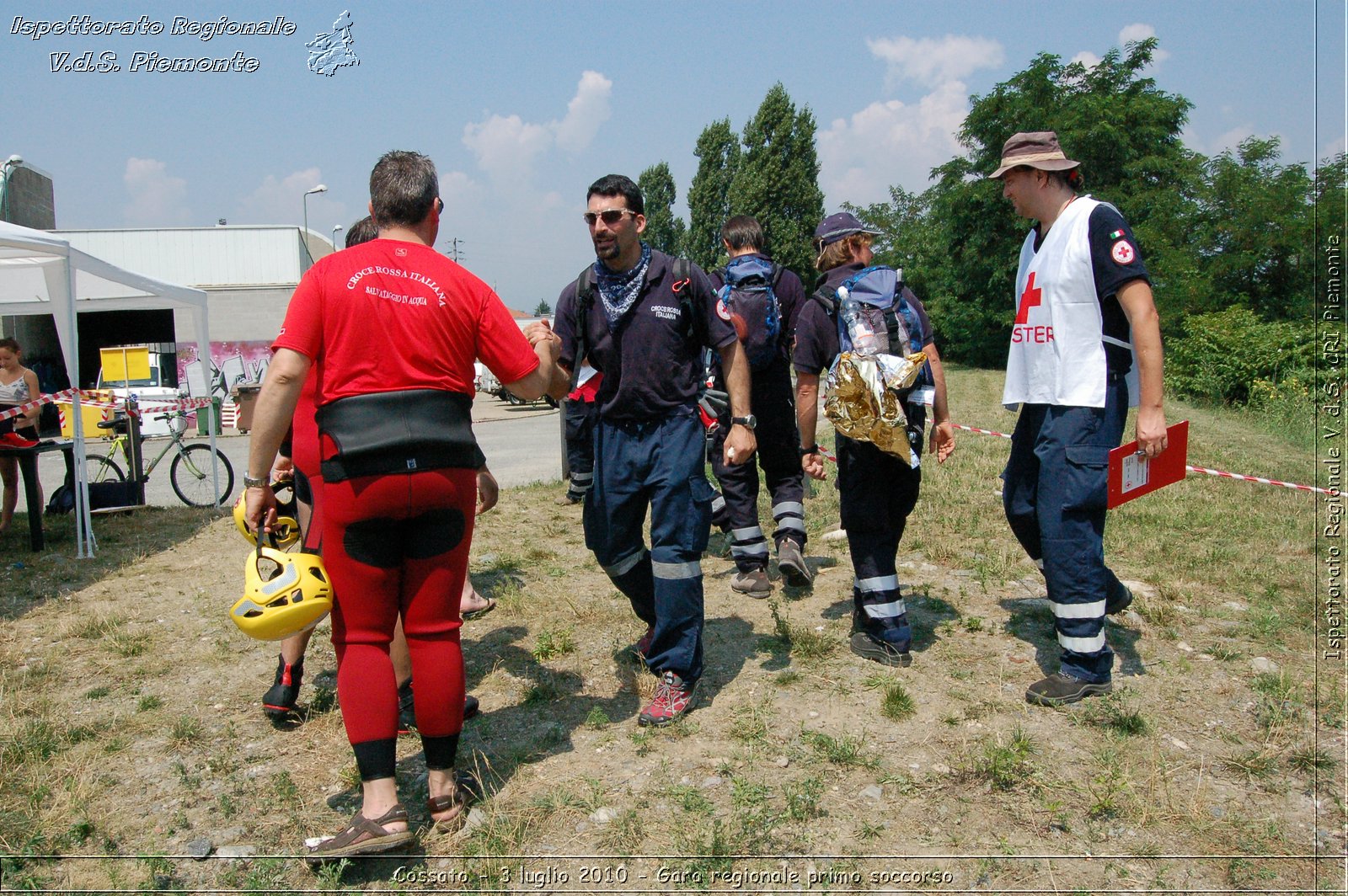 Cossato - 3 luglio 2010 - Gara regionale primo soccorso -  Croce Rossa Italiana - Ispettorato Regionale Volontari del Soccorso Piemonte