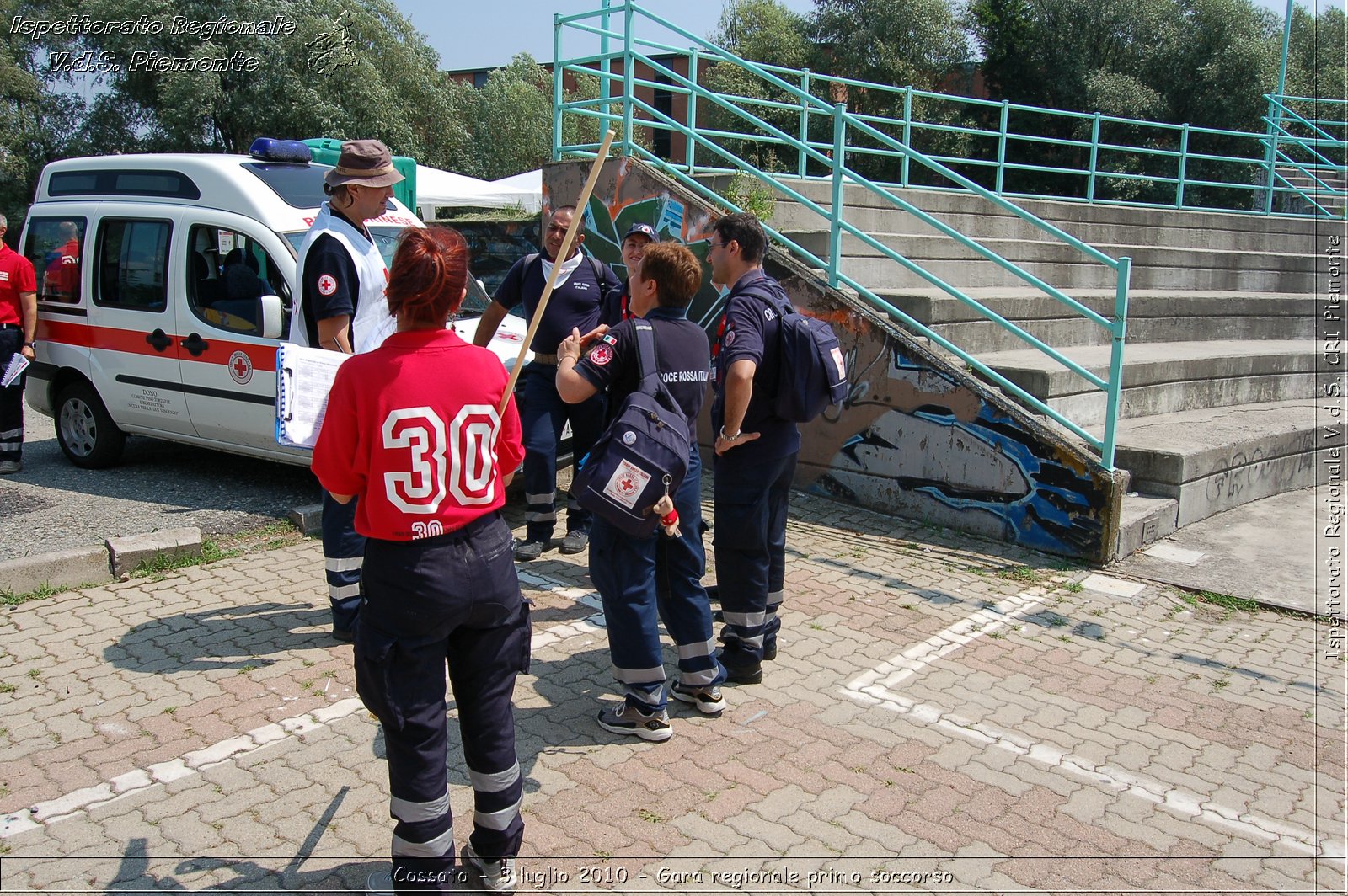 Cossato - 3 luglio 2010 - Gara regionale primo soccorso -  Croce Rossa Italiana - Ispettorato Regionale Volontari del Soccorso Piemonte