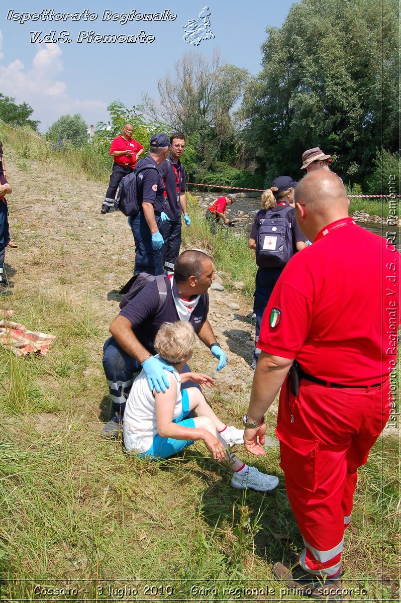 Cossato - 3 luglio 2010 - Gara regionale primo soccorso -  Croce Rossa Italiana - Ispettorato Regionale Volontari del Soccorso Piemonte