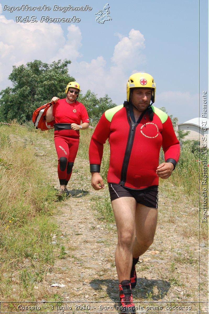 Cossato - 3 luglio 2010 - Gara regionale primo soccorso -  Croce Rossa Italiana - Ispettorato Regionale Volontari del Soccorso Piemonte