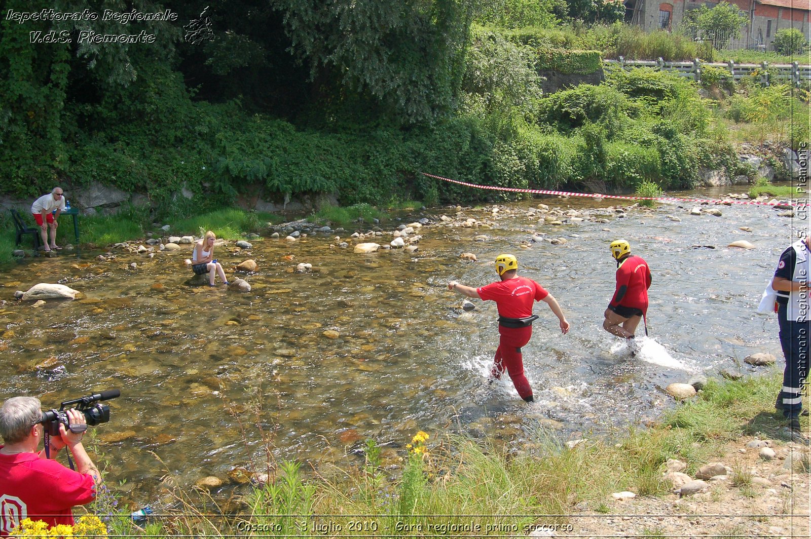 Cossato - 3 luglio 2010 - Gara regionale primo soccorso -  Croce Rossa Italiana - Ispettorato Regionale Volontari del Soccorso Piemonte