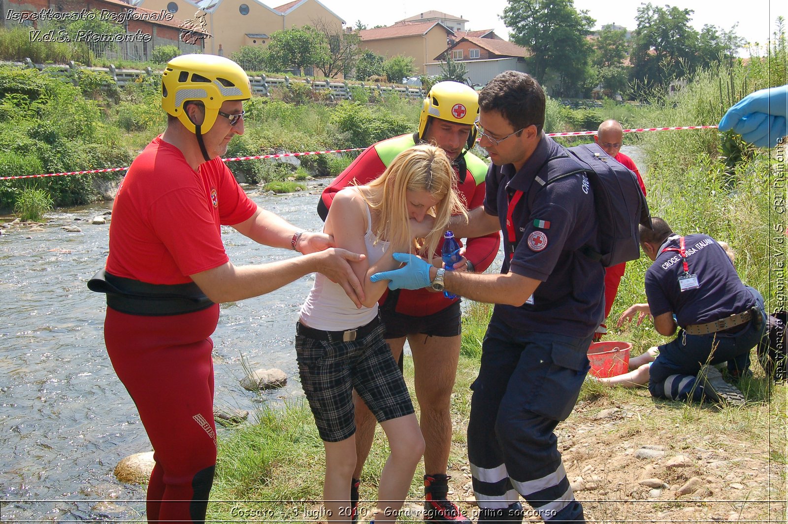 Cossato - 3 luglio 2010 - Gara regionale primo soccorso -  Croce Rossa Italiana - Ispettorato Regionale Volontari del Soccorso Piemonte