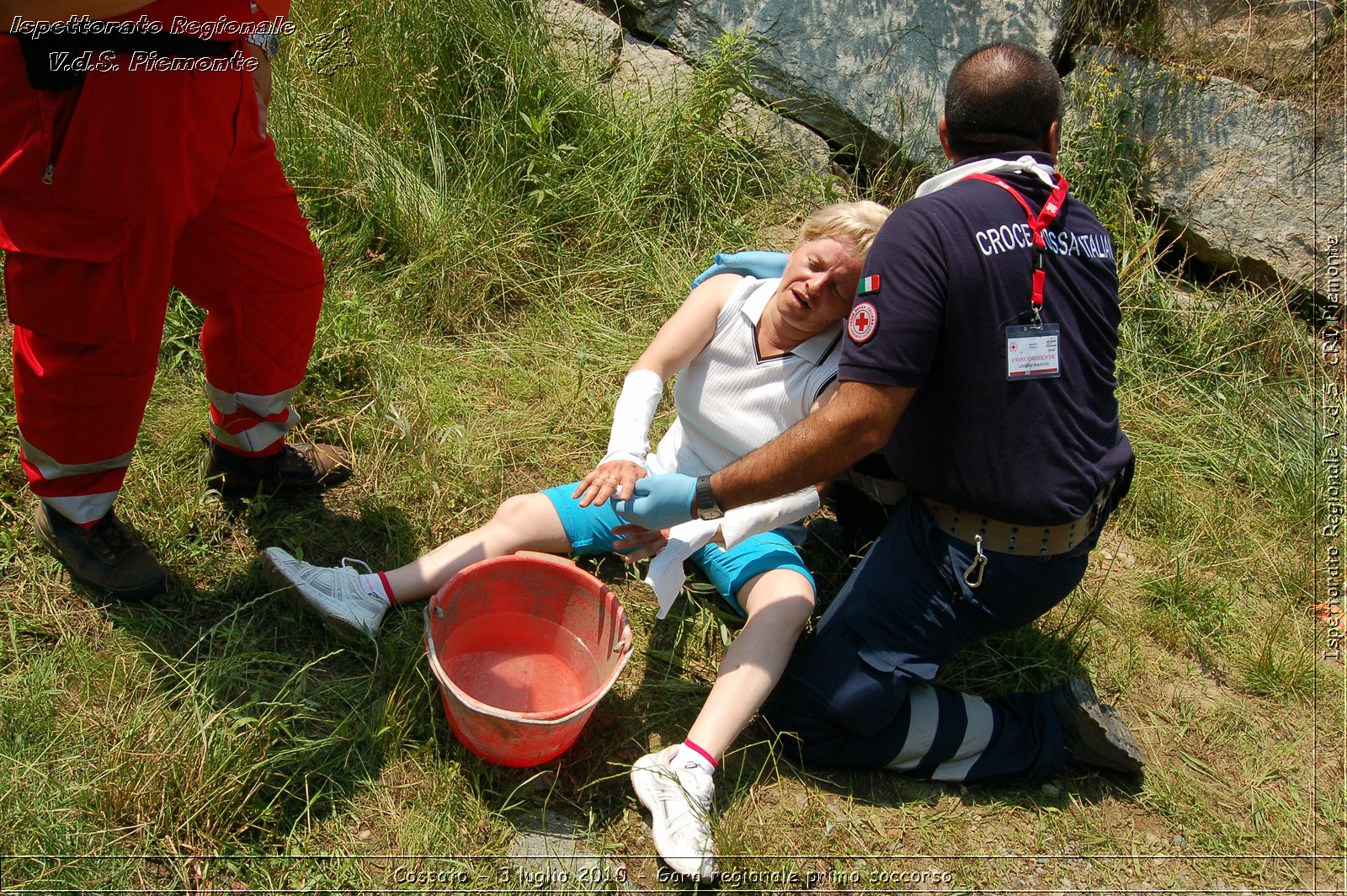 Cossato - 3 luglio 2010 - Gara regionale primo soccorso -  Croce Rossa Italiana - Ispettorato Regionale Volontari del Soccorso Piemonte