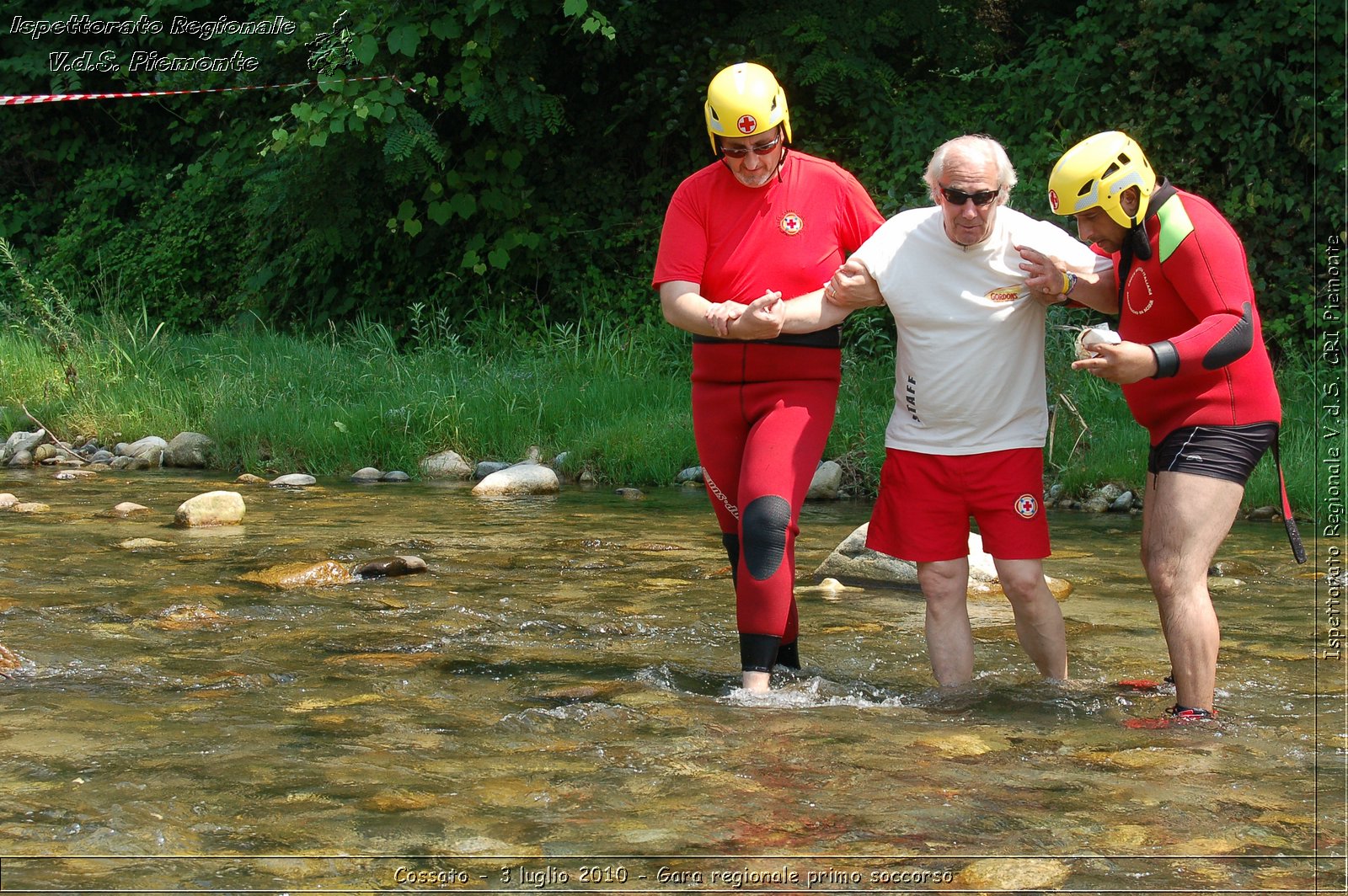 Cossato - 3 luglio 2010 - Gara regionale primo soccorso -  Croce Rossa Italiana - Ispettorato Regionale Volontari del Soccorso Piemonte