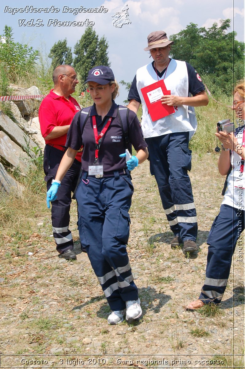 Cossato - 3 luglio 2010 - Gara regionale primo soccorso -  Croce Rossa Italiana - Ispettorato Regionale Volontari del Soccorso Piemonte