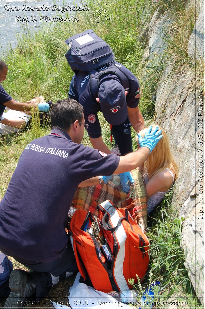 Cossato - 3 luglio 2010 - Gara regionale primo soccorso -  Croce Rossa Italiana - Ispettorato Regionale Volontari del Soccorso Piemonte