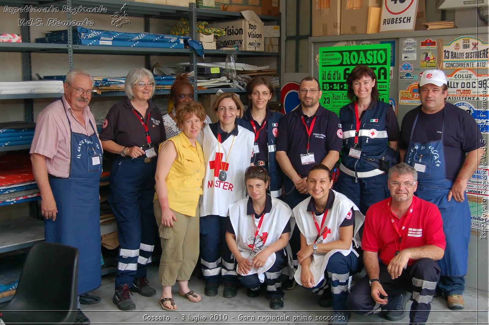 Cossato - 3 luglio 2010 - Gara regionale primo soccorso -  Croce Rossa Italiana - Ispettorato Regionale Volontari del Soccorso Piemonte