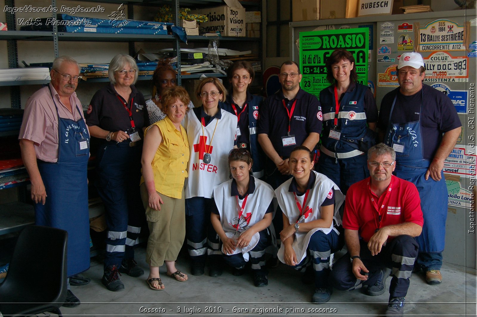 Cossato - 3 luglio 2010 - Gara regionale primo soccorso -  Croce Rossa Italiana - Ispettorato Regionale Volontari del Soccorso Piemonte