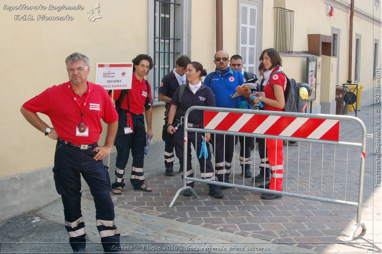 Cossato - 3 luglio 2010 - Gara regionale primo soccorso -  Croce Rossa Italiana - Ispettorato Regionale Volontari del Soccorso Piemonte