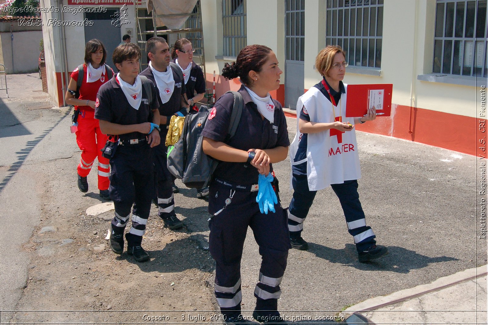 Cossato - 3 luglio 2010 - Gara regionale primo soccorso -  Croce Rossa Italiana - Ispettorato Regionale Volontari del Soccorso Piemonte