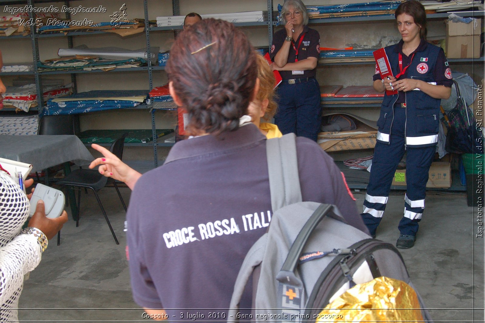 Cossato - 3 luglio 2010 - Gara regionale primo soccorso -  Croce Rossa Italiana - Ispettorato Regionale Volontari del Soccorso Piemonte