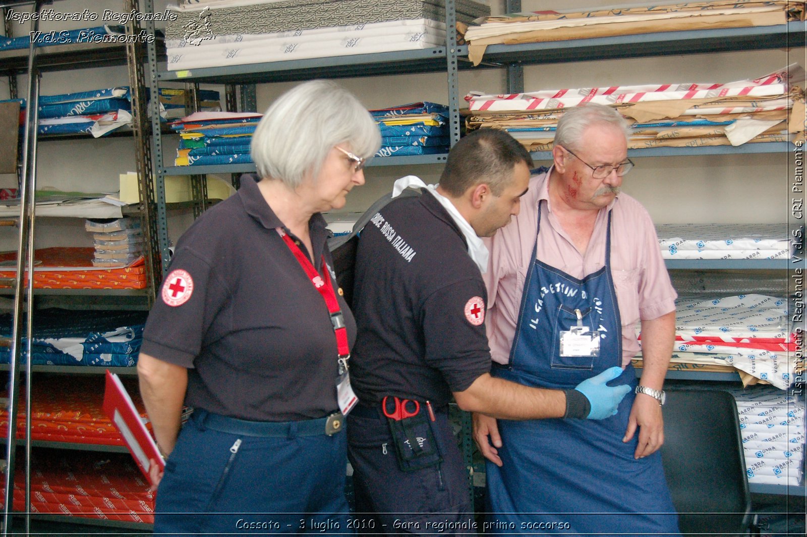 Cossato - 3 luglio 2010 - Gara regionale primo soccorso -  Croce Rossa Italiana - Ispettorato Regionale Volontari del Soccorso Piemonte