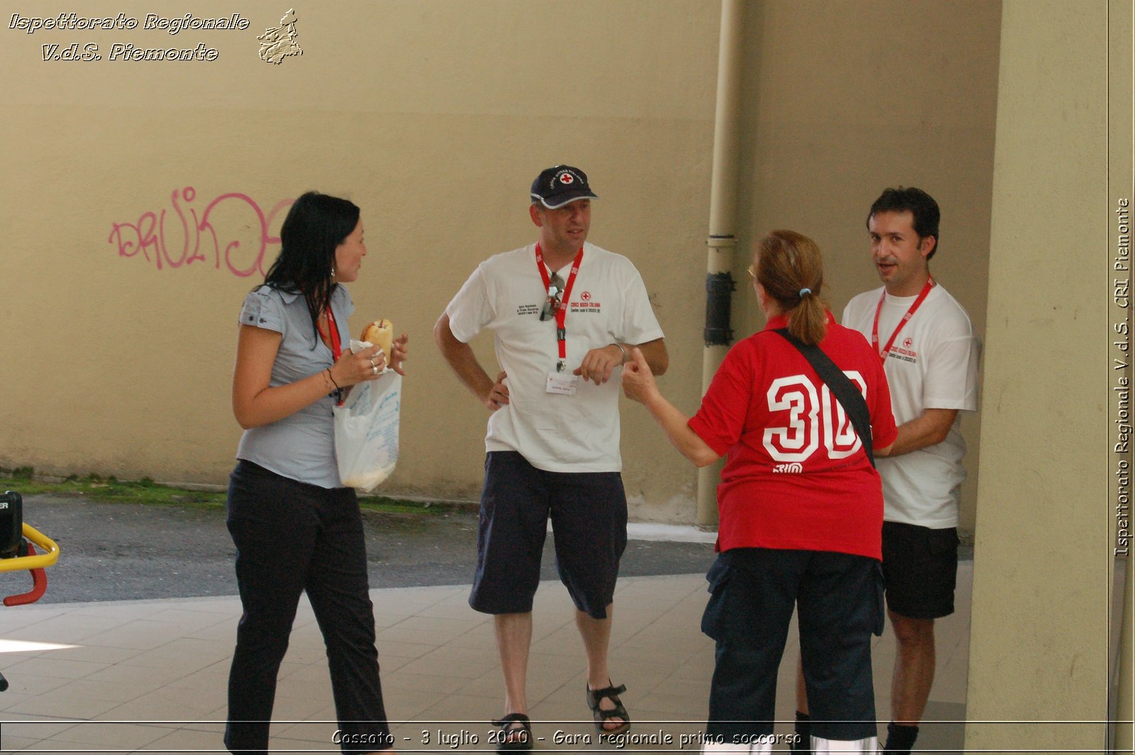 Cossato - 3 luglio 2010 - Gara regionale primo soccorso -  Croce Rossa Italiana - Ispettorato Regionale Volontari del Soccorso Piemonte