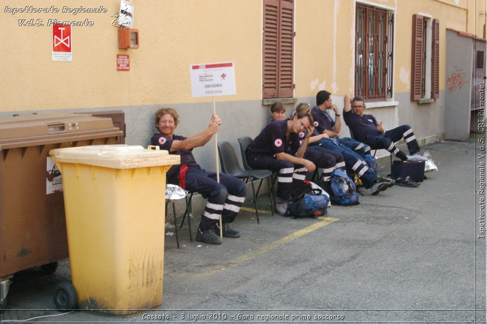 Cossato - 3 luglio 2010 - Gara regionale primo soccorso -  Croce Rossa Italiana - Ispettorato Regionale Volontari del Soccorso Piemonte