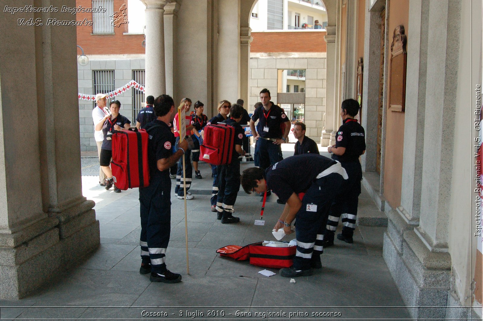 Cossato - 3 luglio 2010 - Gara regionale primo soccorso -  Croce Rossa Italiana - Ispettorato Regionale Volontari del Soccorso Piemonte