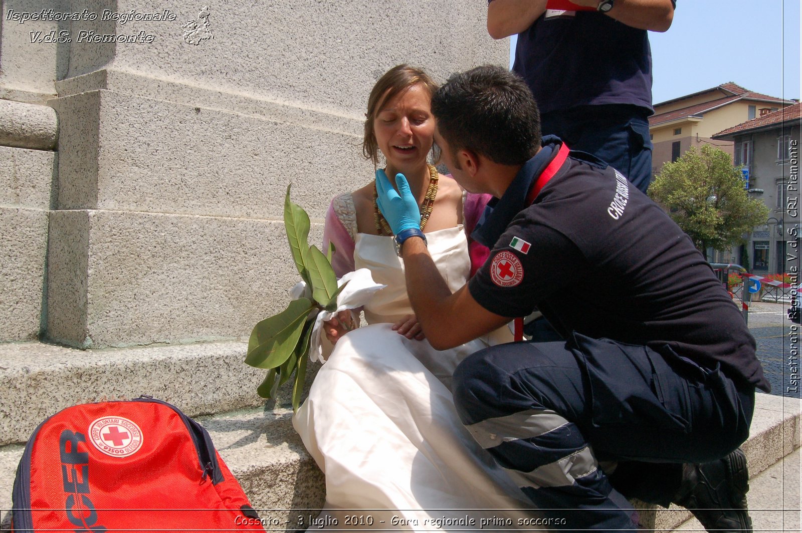 Cossato - 3 luglio 2010 - Gara regionale primo soccorso -  Croce Rossa Italiana - Ispettorato Regionale Volontari del Soccorso Piemonte