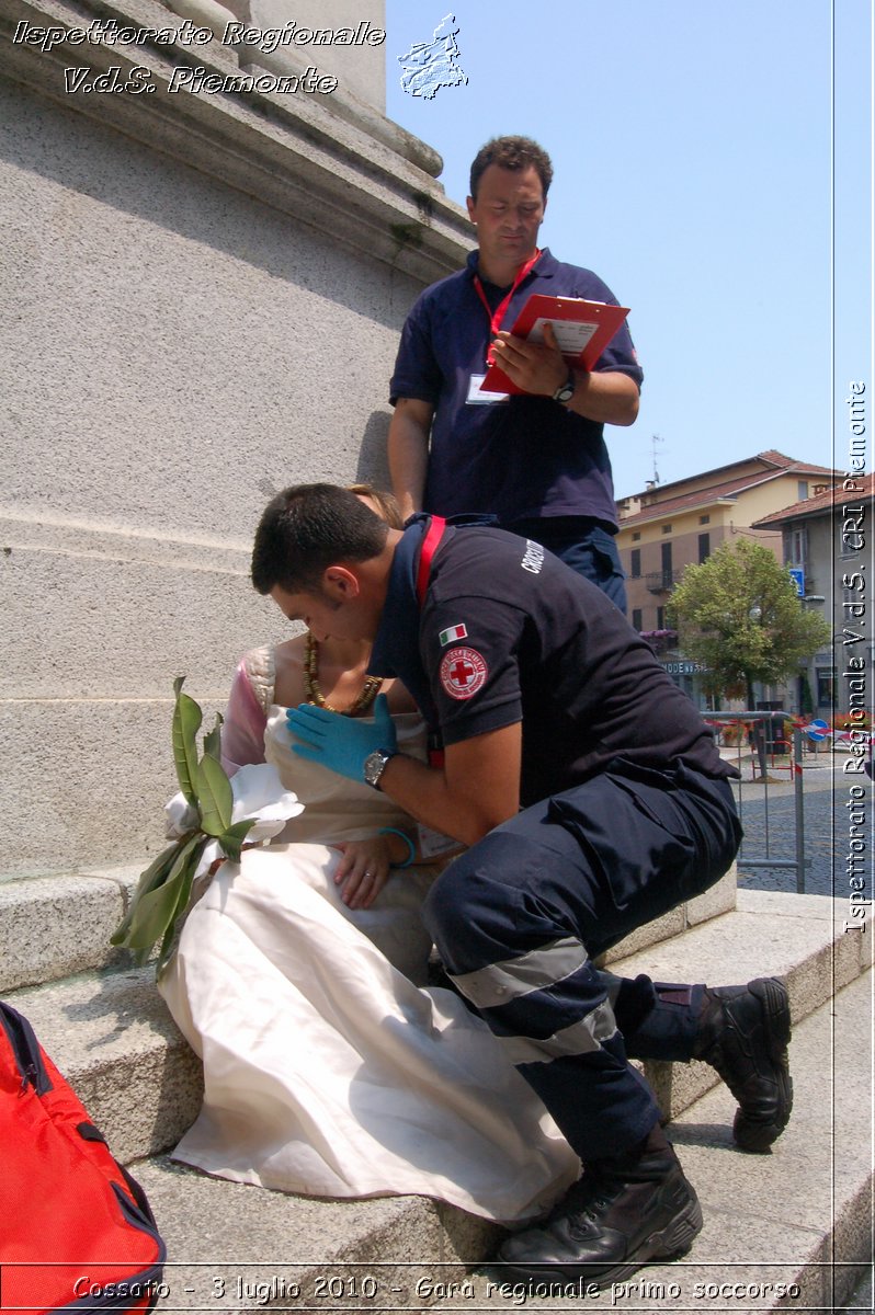 Cossato - 3 luglio 2010 - Gara regionale primo soccorso -  Croce Rossa Italiana - Ispettorato Regionale Volontari del Soccorso Piemonte